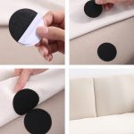 10Pairs Double-Sided Fabric Sticker Fixed Velcro Adhesive Sofa Bed Sheets Rug Table Cloth Holder Anti-Slip Office School Supplie - Image 2