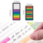160/300pcs Color Transparent Fluorescent Index Tabs Flags Sticky Note for Page Marker Planner Stickers Office School Stationery - Image 6