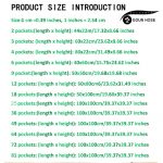 2/81 Green Wall Hanging Planting Bags Flower Pot Grow Bag Garden Planter Vertical Suculentas Plant Pot Home Decor Accessories - Image 6