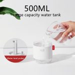 500ml Air Humidifier USB Aroma Diffuser Portable Umidificador Essential Oil Diffuser Humidificador Home Mist Maker Fogger Office - Image 3