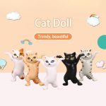 Cat Pen Holder Black Cat Carrying Coffin Bracket Cute Funny Cat Weightlifting Pen Holder For Kids Adult Doll Toy Gift Home Decor - Image 4