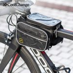 CoolChange Bicycle Bag Front Frame Large MTB Bike Bag With Waterproof Cover Screen Touch Top Tube Phone Bag Cycling Accessories - Image 6