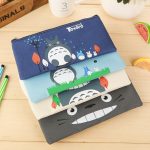 Cute Kawaii Fabric Pencil Case Lovely Cartoon Totoro Pen Bags For Kids Gift School Supplies - Image 2