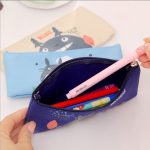 Cute Kawaii Fabric Pencil Case Lovely Cartoon Totoro Pen Bags For Kids Gift School Supplies - Image 3