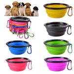 Dog Bowl Foldable Eco Cat Dog Food Water Feeder Travel Portable Feeding Bowls Puppy Doggy Food Firendly Silicone Pet Container
