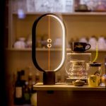 Ellipse Balance Lamp Magnetic LED Table Lamp Mid-air Switch Night Light Creative Gift Minimalist Light Bedside Light Home Decor - Image 6