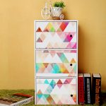 Funlife PVC Self Adhesive Wallpaper Furniture Sticker Decal,Waterproof Wall Paper Modern Decoration For Living Room Cabinet Desk