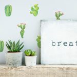 Funlile Nordic Style Wall Stickers Living Room Home Decor Modern,Green Plants Leaf Stickers For Nursery Baby Kid Room Waterproof - Image 4