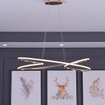 Gold Chrome Finished Modern led chandelier for dining room kitchen room home decorative hanging chandelier fixtres free shipping - Image 2