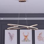 Gold Chrome Finished Modern led chandelier for dining room kitchen room home decorative hanging chandelier fixtres free shipping - Image 2