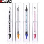 HOMFUN DIY Diamond Painting Pen Tool Accessories Rhinestones Pictures Double Head Diamond Embroidery Point Drill Pen Gift - Image 2