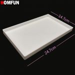 HOMFUN Diamond Painting Accessories Large Capacity DIY Tweezers Diamond Plate Handwork Square Round Rhinestone Tray Big Tools - Image 3
