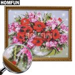 HOMFUN Full Square/Round Drill 5D DIY Diamond Painting "Animal tiger" 3D Diamond Embroidery Cross Stitch Home Decor A19045 - Image 3