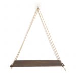 HotWood Swing Hanging Rope Wall Mounted Shelves Plant Flower Pot Rack Indoor Outdoor Decoration Simple Design Shelves Home Decor - Image 5