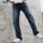 JackJones Men's New Arrival Casual Loose Straight Fit Dark Color Jeans Male Vintage Jeans|219332554