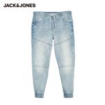 JackJones Men's Splice Sporty Vintage Streetwear Regular fit Tight-leg Jeans| 220232523 - Image 5