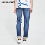 JackJones Men's Washed Regular fit Italian Imported Fabric Casual Jeans|220132515 - Image 3