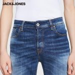 JackJones Men's Washed Regular fit Italian Imported Fabric Casual Jeans|220132515 - Image 4