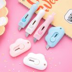 Mini Cloud Utility Knife Stretch Cute Paper Cutter Small Blade Letter Opener Office Stationery Escolar Papelaria