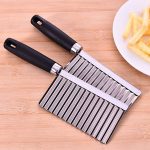 Multifunctional Potato Wavy Edged Knife Stainless Steel Kitchen Gadget Vegetable Fruit Cutting Peeler Cooking Tool Accessories - Image 4