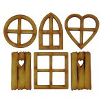 New Hot Fairy Door and Windows Set for Trees Miniature Wooden Fairy Pixie Garden Outdoor Decor for Home Kids USJ99 - Image 3