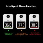 Non-Contact Digital Thermometer Wall-Mounted Infrared Forehead Thermometer LCD Display School/Office/Metro Wall Thermometer - Image 3