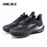 ONEMIX Marathon Running Shoes for Men Black Breathable Mesh Sneakers Luxury Brand Wear-resistant Outdoor Walking Men Sport Shoes - Image 3