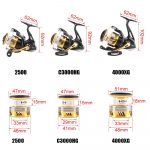 Original Shimano SAHARA FI 1000 2500 C3000HG 4000XG C5000XG Spinning Fishing Reel 5BB Hagane Gear X-Ship Saltewater Fishing Reel - Image 2