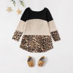 PatPat 2021 Hot Sale Spring and Autumn Stylish Leopard Color Matching Long Sleeve Shirts for Mom and Me Family Look Tops - Image 5