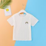 PatPat Baby/Toddler Rainbow Solid Tee with Wood Ear - Image 3