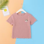 PatPat Baby/Toddler Rainbow Solid Tee with Wood Ear - Image 4