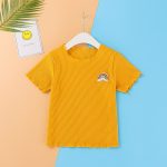 PatPat Baby/Toddler Rainbow Solid Tee with Wood Ear - Image 5