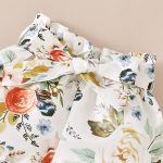 PatPat Solid Short-sleeve Top and Allover Shorts with Headband Set - Image 6