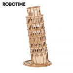 Robotime 137pcs DIY 3D Leaning Tower of Pisa Wooden Puzzle Game Popular Toy Gift for Children Teen Adult TG304
