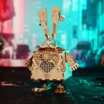 Robotime 5 Kinds Fan Rotatable Wooden DIY Steampunk Model Building Kits Assembly Toy Gift for Children Adult AM601 - Image 3