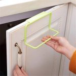 1/4 PC Kitchen Organizer Towel Rack Hanging Holder Bathroom Cabinet Cupboard Hanger Shelf For Kitchen Supplies Accessories - Image 5