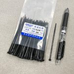 100pcs/bag 8 Color 2.5mmx100mm 2.5mm*100mm Self-Locking Nylon Wire Cable Zip Ties Cable Ties White Black Organiser Fasten Cable - Image 2
