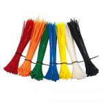 100pcs/bag 8 Color 2.5mmx100mm 2.5mm*100mm Self-Locking Nylon Wire Cable Zip Ties Cable Ties White Black Organiser Fasten Cable - Image 5