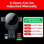 15W Qi Car Phone Holder Wireless Charger Car Mount Intelligent Infrared for Air Vent Mount Car Charger Wireless ForiPhone Xiaomi - Image 2