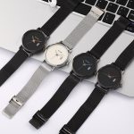 2020 Men Watch Men's Casual Quartz Stainless Steel Band Calendar Watch Analog Wrist Watc Mature Men's Business Watch Black Strap - Image 3