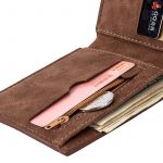 2020 New Fashion PU Leather Men's Wallet With Coin Bag Zipper Small Money Purses Dollar Slim Purse New Design Money Wallet - Image 5