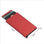 Anti-theft ID Credit Card Holder Porte Carte Thin Aluminium Metal Wallets Pocket Case Bank Women Men Credit Card Box - Image 2