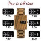 BOBO BIRD Quartz Man Watc Men's Watches Wrist Square Design Wood Watch For Men Wood  relogio masculino Customized Watches C-dR23 - Image 2