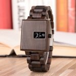 BOBO BIRD Quartz Man Watc Men's Watches Wrist Square Design Wood Watch For Men Wood  relogio masculino Customized Watches C-dR23 - Image 3