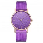 Cusual Ladies Watch Romantic Starry Sky Dial Women's Quartz Wristwatch Fashion Mesh Watch Gift Clock Droshipping Reloj Mujer - Image 3