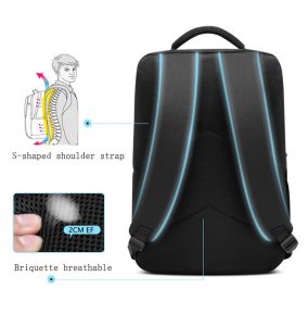 EURCOOL15.6” Laptop USB Backpack Waterproof School Backpacks Charging Men Casual Business Travel Bag Backpack Pюкзак Mужской2076 - Image 4