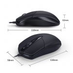 Ergonomic USB Mouse Wired 1200 DPI Optical 3 Buttons Wired Gaming Mouse Office Mice For Laptops Desktop Computer Mouse - Image 6