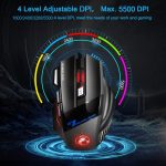 Ergonomic Wired Gaming Mouse 7 Button LED 5500 DPI USB Computer Mouse Gamer Mice X7 Silent Mause With Backlight For PC Laptop - Image 2