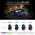 Ergonomic Wired Gaming Mouse 7 Button LED 5500 DPI USB Computer Mouse Gamer Mice X7 Silent Mause With Backlight For PC Laptop - Image 4