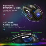 Ergonomic Wired Gaming Mouse 7 Button LED 5500 DPI USB Computer Mouse Gamer Mice X7 Silent Mause With Backlight For PC Laptop - Image 5